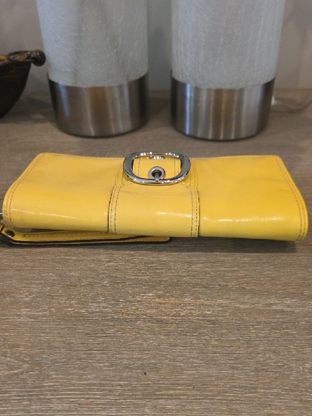 Coach Yellow Bleecker Clutch - Picture 9 of 9